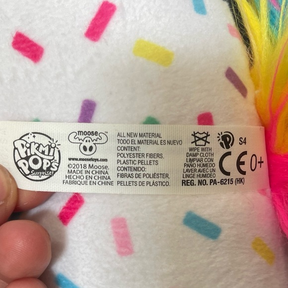Pikmi pops surprise stuffed plush rainbow unicorn donut 11” 💖💜 - Picture 8 of 8